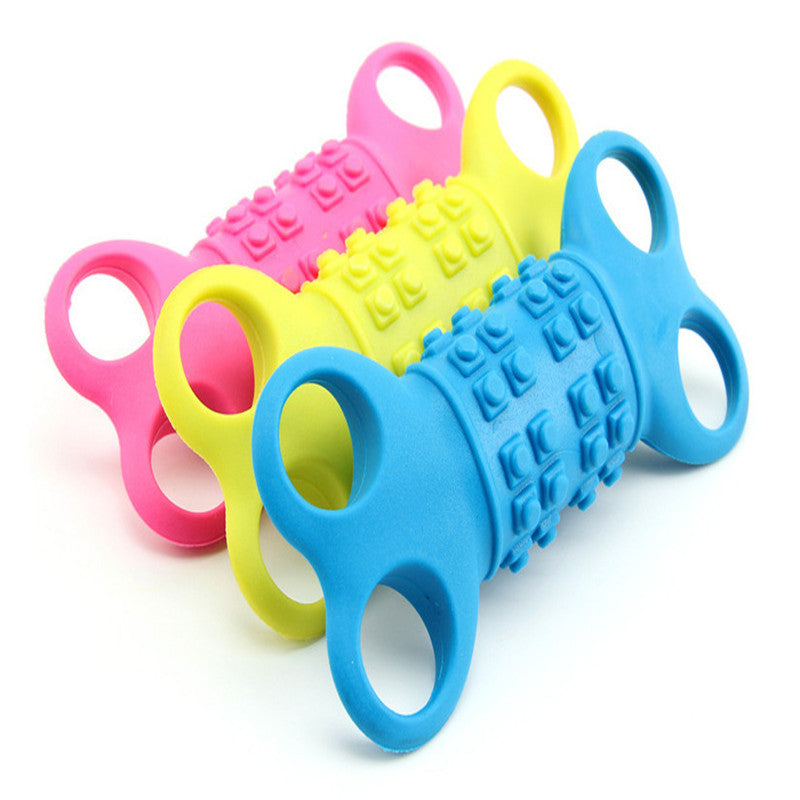 Pet dog toys
 Product category: biting toys
 
 Shape: four hole bone
 
 Object: pet dog
 
 Features: bite resistant, environmental friendly and non-toxic


 
 
 
 
 
Pet toysPoochPlus.shopPoochPlus.shopPet dog toys