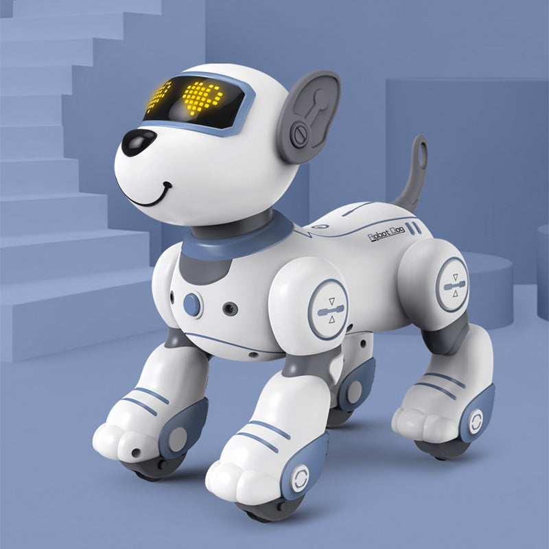 Smart Stunt Dog Robot
 
 Product information:
 
 
 Toy material: ABS
 
 Applicable age: children (4-6 years old)
 
 Battery: 3.7V600mAh lithium battery with protection version
 
 CharginPet AccessoriesPoochPlus.shopPoochPlus.shopSmart Stunt Dog Robot